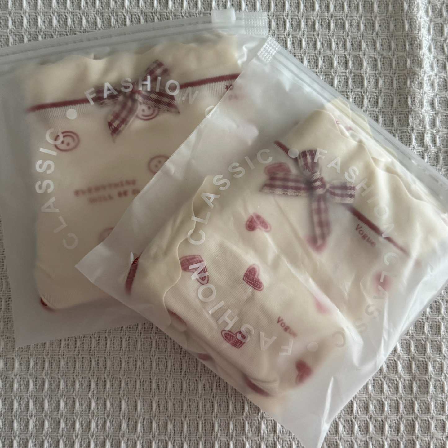 DottieLove Modal Mid-Waist Seamless Panty – Romantic Red Polka Dot Edition