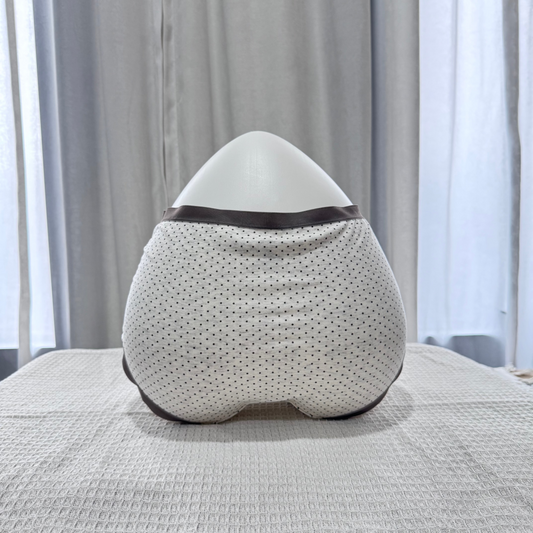 [Free Size] Little Dot Seamless Mid-Waist Panty – Soft Grey